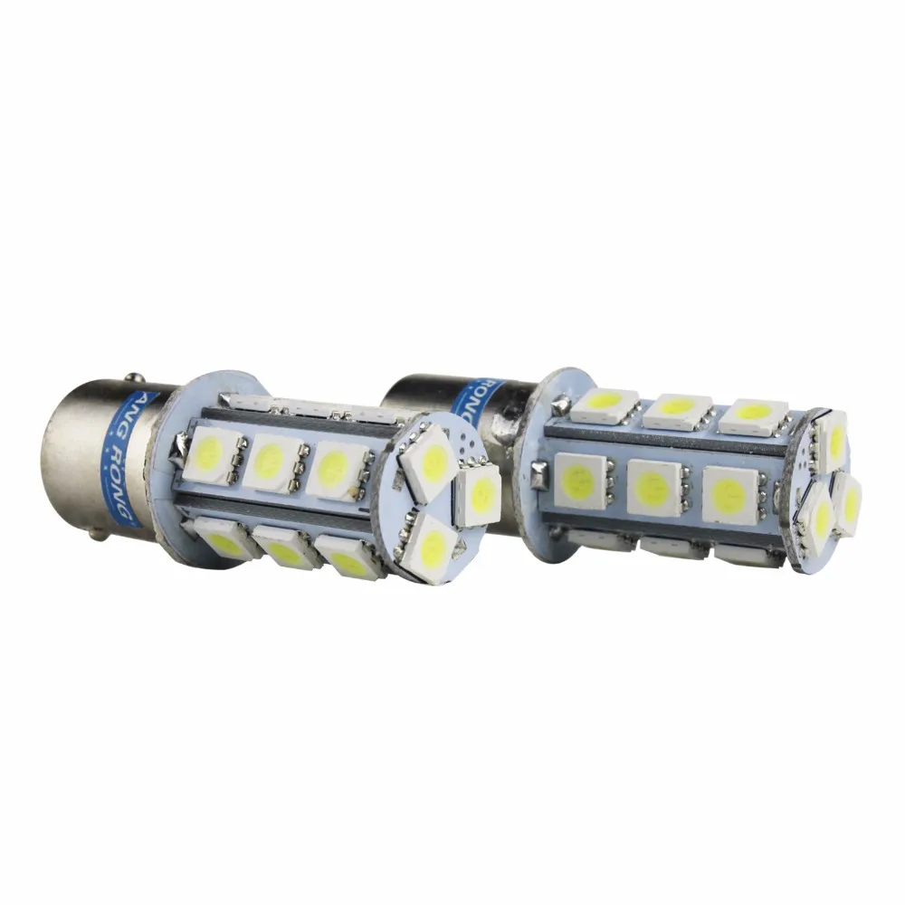 Автомобильные светодиодные лампы ANGRONG 2x1156 BA15S P21W R5W R10W 18 SMD для заднего хода |