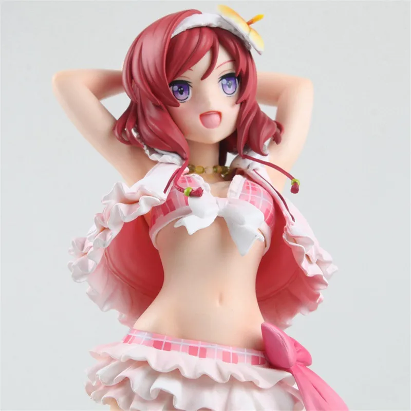 Love Live School Idol Project Figuras Toys Anime Nishikino Maki in Bikini Sexy Girl PVC Action Figures Dollss Lovelive Gift 23 см|nishikino