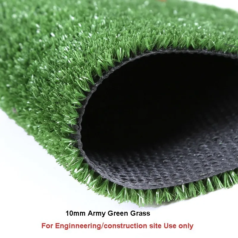 10mm Army Green 1 квадратный метр Искусственный гольф газон детский сад игровая площадка сад балкон домашний декор с рисунком растений Свадебная сцена имитация газона - Цвет: 10mm Army Green