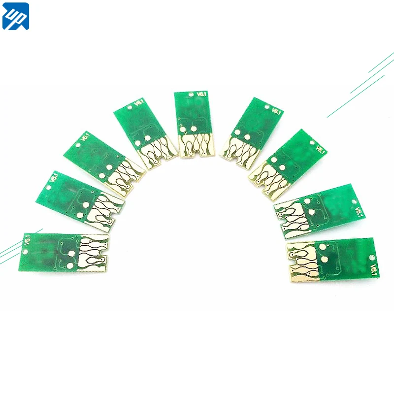 9 шт. сбрасываемый чип для картриджа epson 7890 9890 pro7890 pro9890 700 мл|Чип картриджа| |