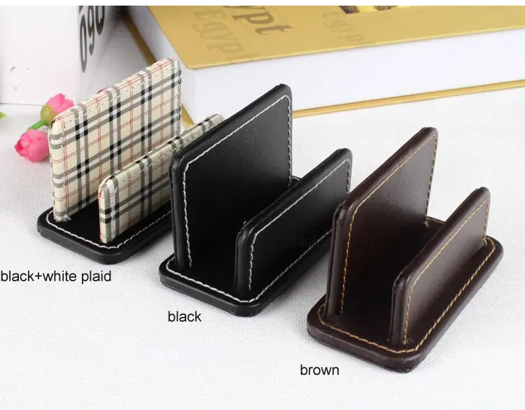 Горизонтальный Повседневный чехол для визиток заметок органайзер офисный стол