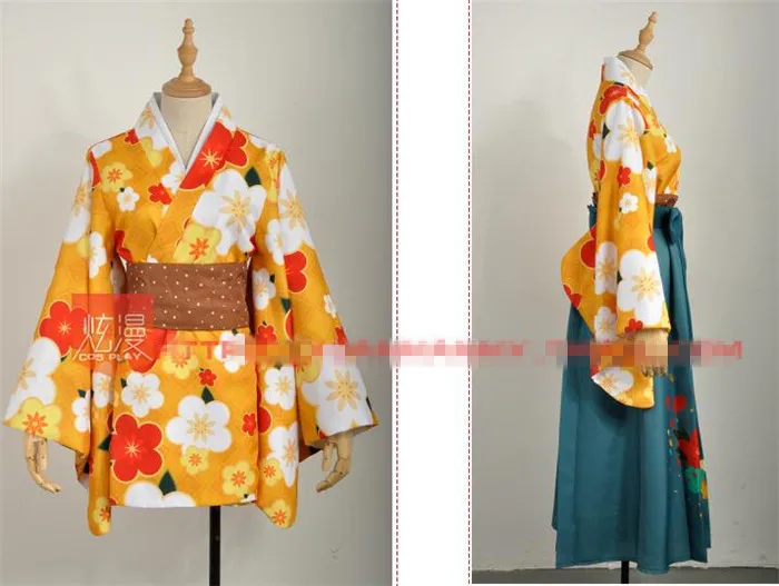 Кимоно «love live koizumi Hanayo Taisho», карнавальный костюм для Хэллоуина, Платье Аниме