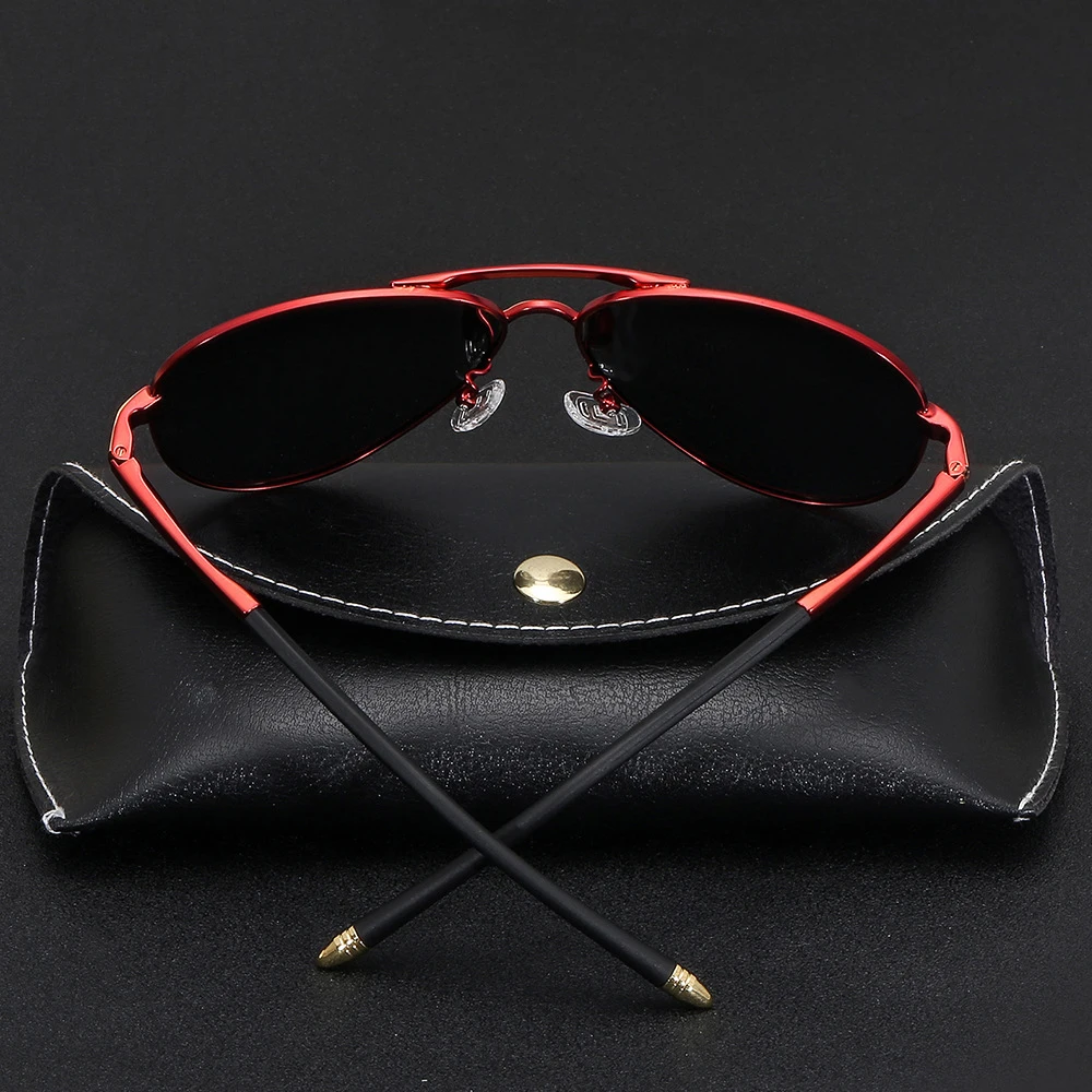 Солнцезащитные очки Мужские поляризационные брендовые дизайнерские солнечные