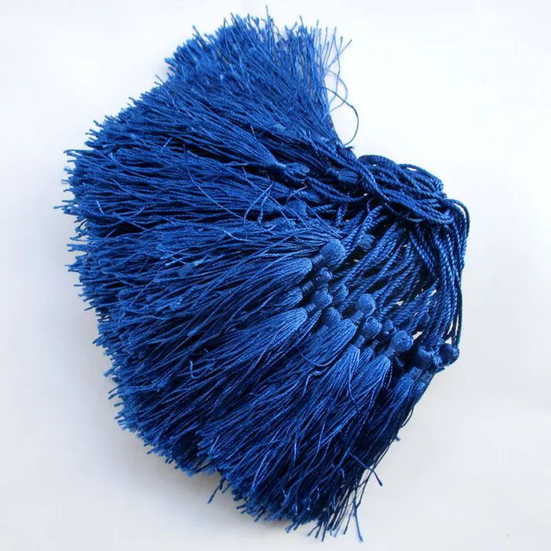 100 шт. около 12 5 см сапфировый синий цвет полиэстер Очаровательная кисточка для