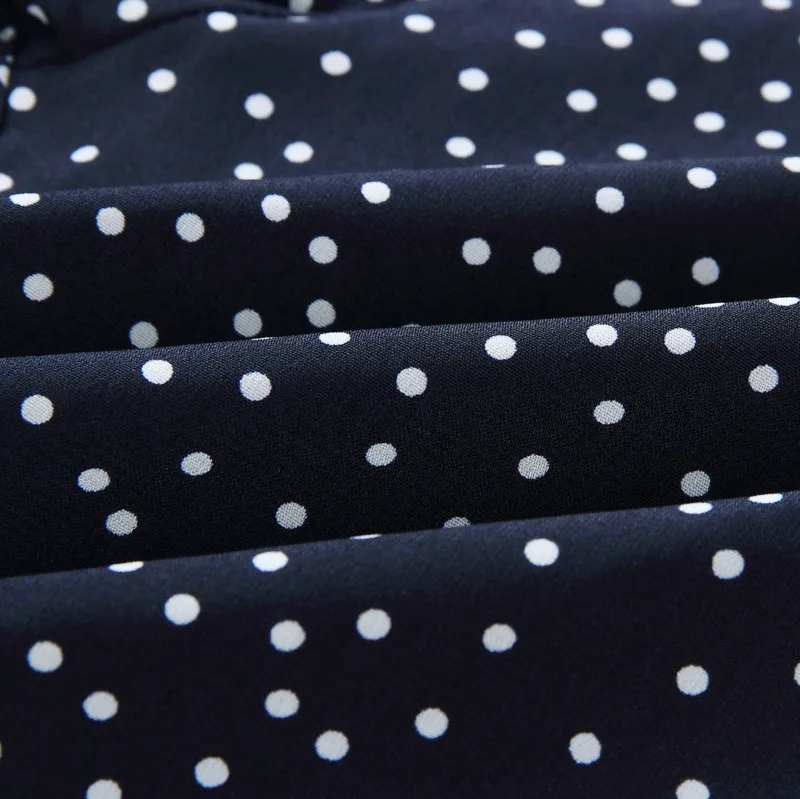 Женский комбинезон в горошек Dilusoo Свободный Повседневный с коротким рукавом и v