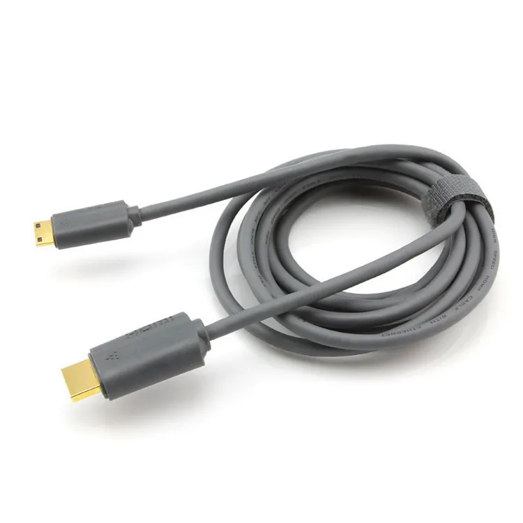 2 шт./лот микро-hdmi для мини цифровой сигнальный кабель между мужчинами 1.4 версии м