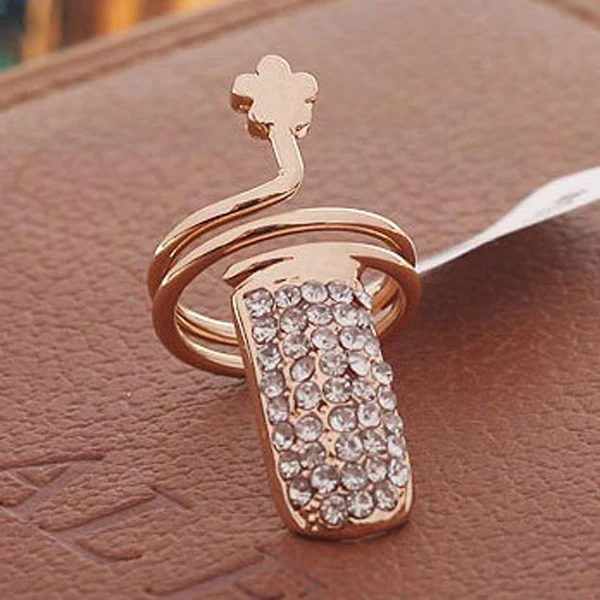 LNRRABC кольца для ногтей из искусственного шелка с серебряным кольцом полный