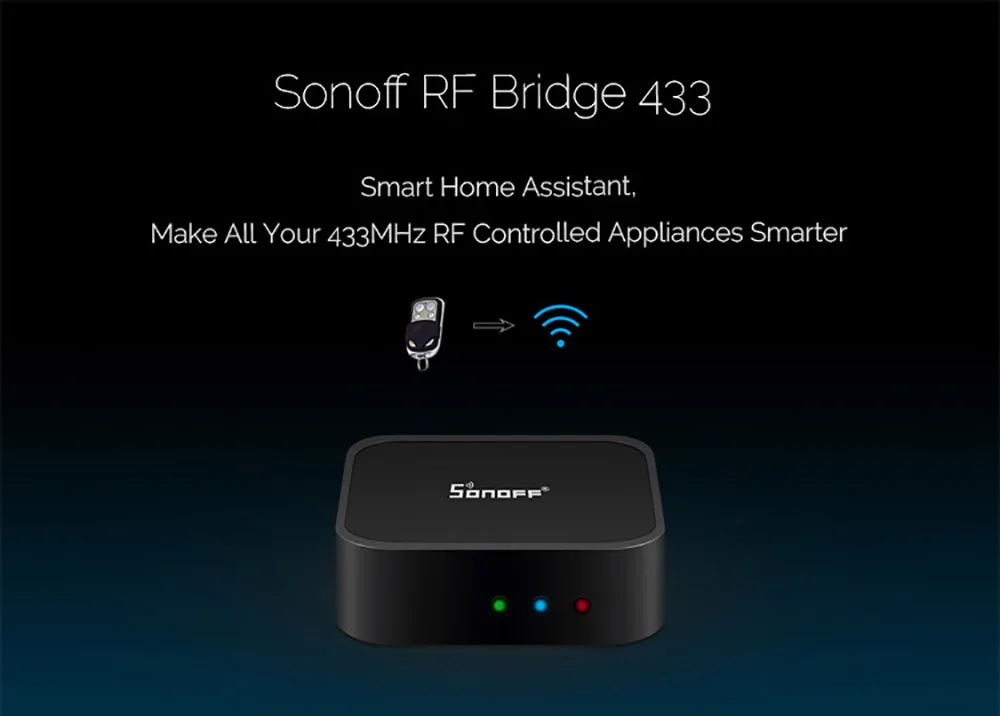 Умный дом автоматизация Sonoff RF мост WiFi 433 МГц универсальный переключатель умный Domotica Wi-Fi пульт дистанционного управления RF