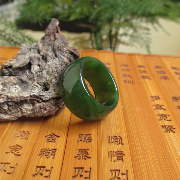 Природный имперский зеленый кольцо из сардоникса ширина мужских и женских