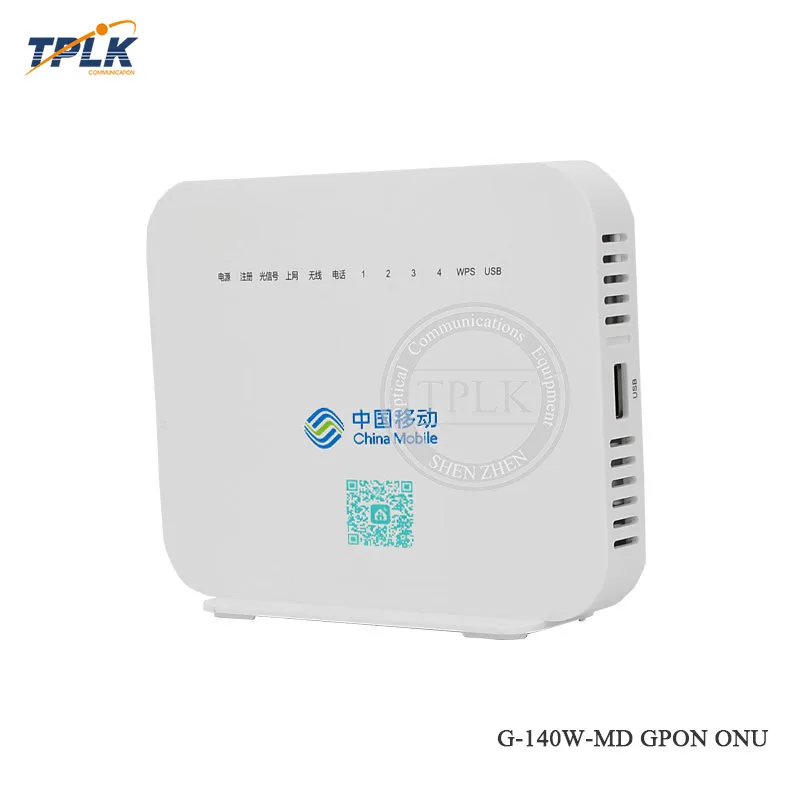 2 шт. вторая рука G-140W-MD английская прошивка gpon onu 1GE + 3FE 1Tel Wifi USB | Мобильные телефоны