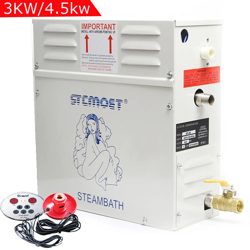 Бытовая Паровая сауна машина парогенератор 3 кВт/4 5 кВт комната спа фумигационная