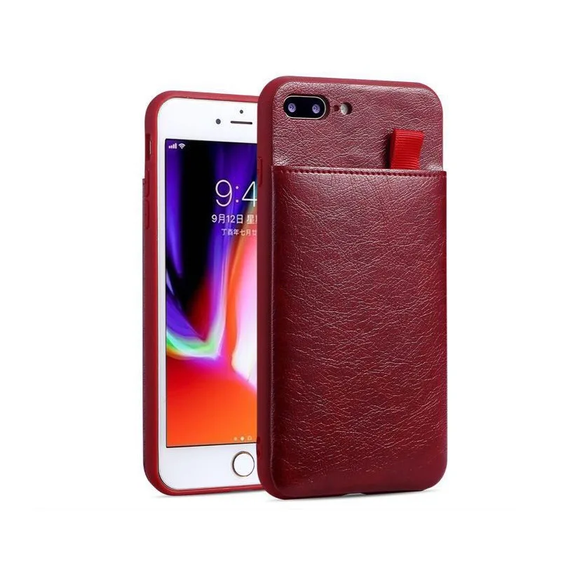 Для iPhone X XR XS Max Роскошный чехол из искусственной кожи с отделениями для карт и подставкой персонализированный Чехол для телефона Тонкий чехол для iPhone 11 Pro Max 6 6S 8 7 Plus
