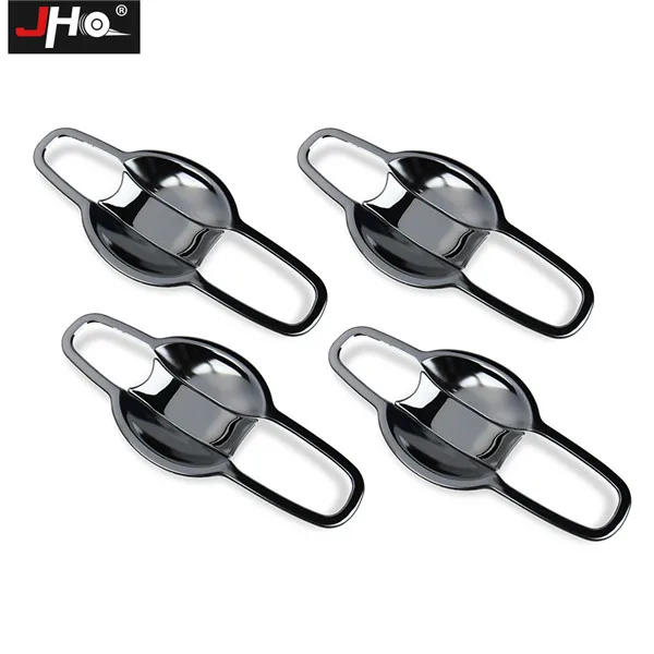 Dark Gray Door Bowl JHO нержавеющая сталь Наружная дверная ручка Накладка для- Ford Explorer Sport Limited Platinum автомобильные аксессуары - Цвет: Dark Gray Door Bowl