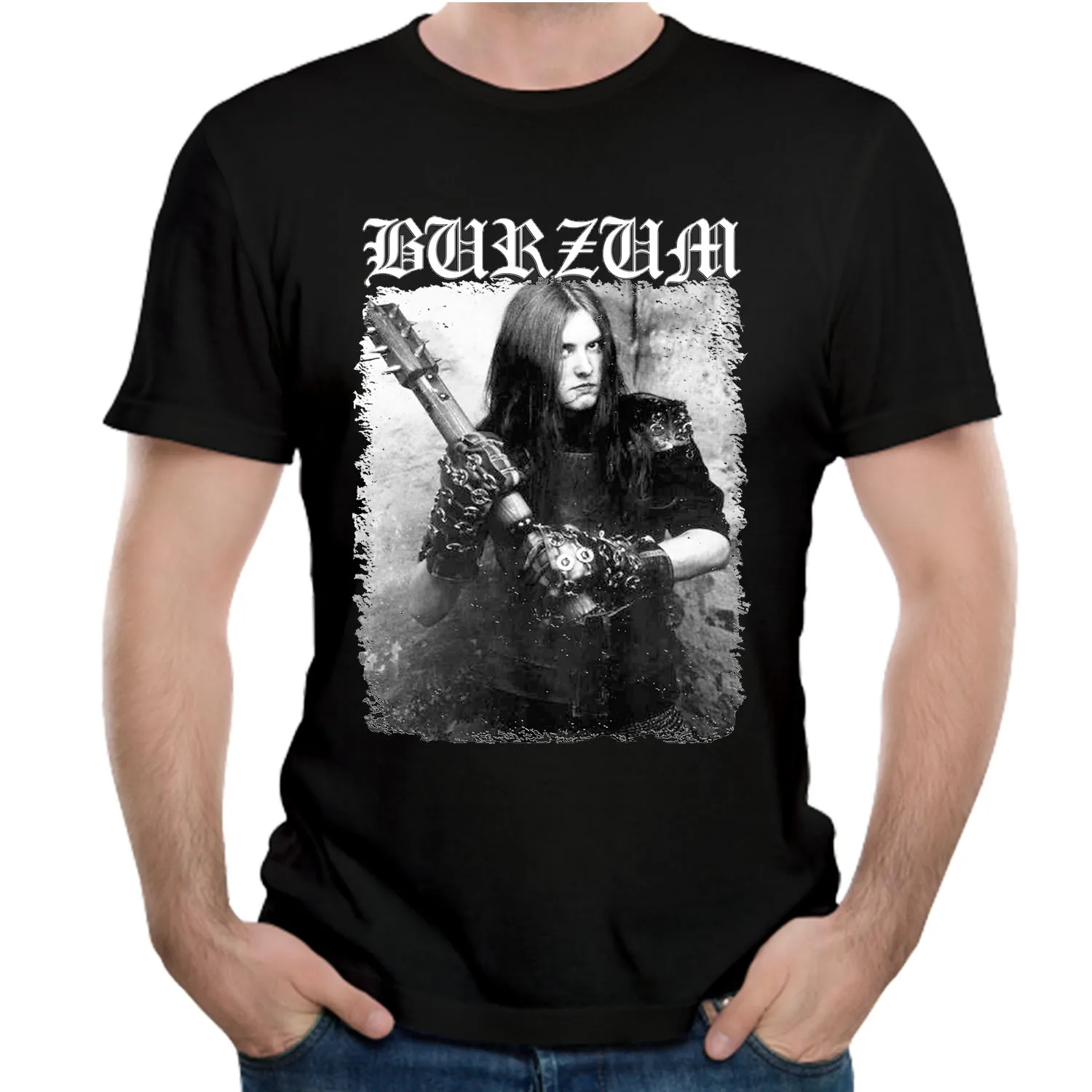 Футболки в стиле хип хоп Burzum Filosofem футболка с короткими рукавами модный дизайн