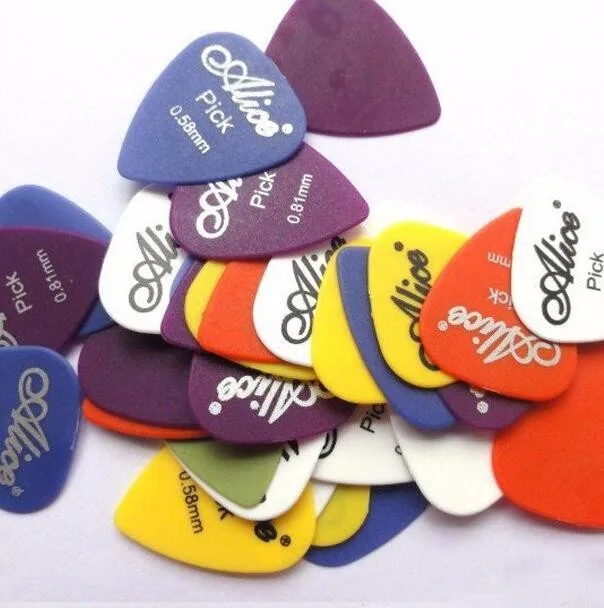 100 шт матовые ABS гитары стандартные медиаторы Plectra