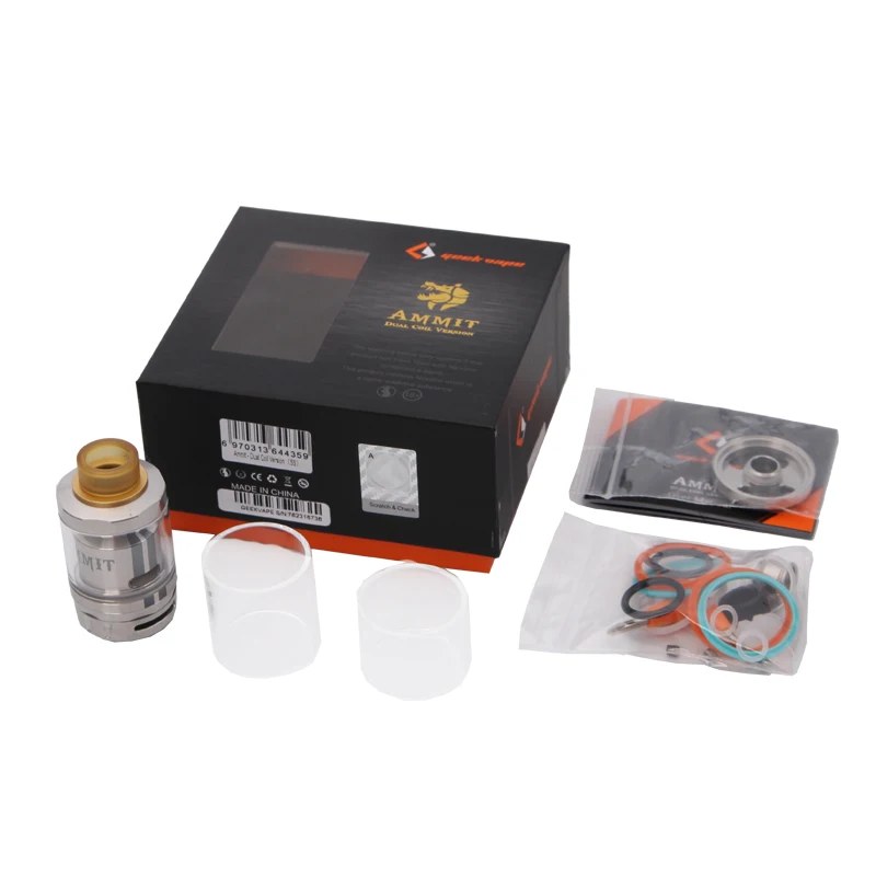 Оригинальный Geekvape Ammit двойной катушки RTA танк 3 мл/6 мл электронная сигарета