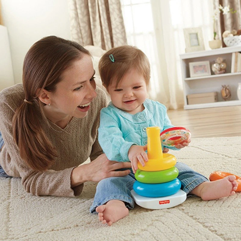 Fisher Price великолепные базовые стаканы и роликовые чашки Детская развивающая