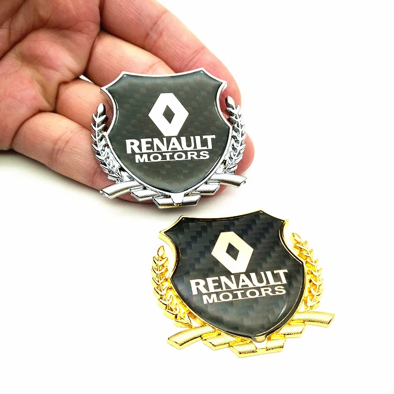 FDIK для автомобильного окна Renault эмблема из углеродного волокна наклейка на