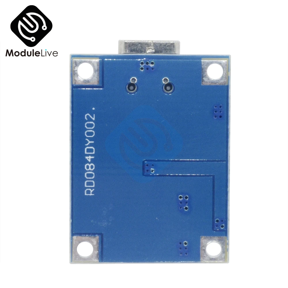 

10pcs Micro USB 5V 1A 18650 TP4056 Lithium Battery Charger Module Charging Board With Protection Dual Functions 1A Li-ion