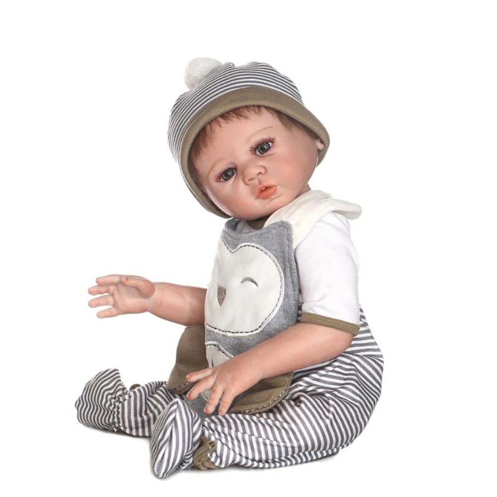 Новый продукт Силиконовые игрушки Reborn Baby Doll моделирование новорожденных мальчик
