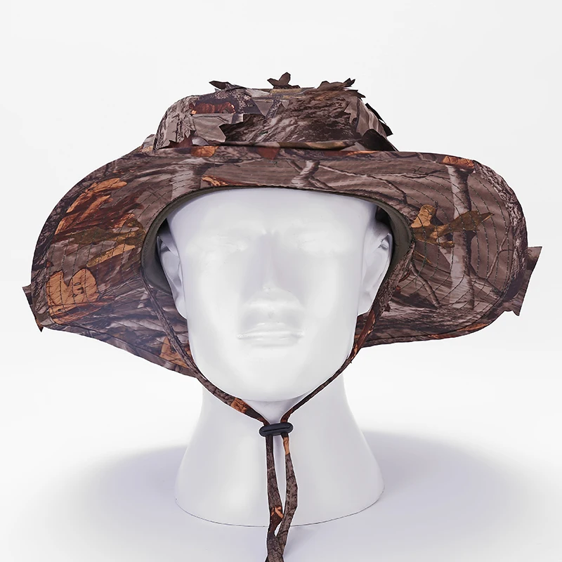 Шляпа от солнца с широкими полями для мужчин и женщин камуфляжная летняя шапка