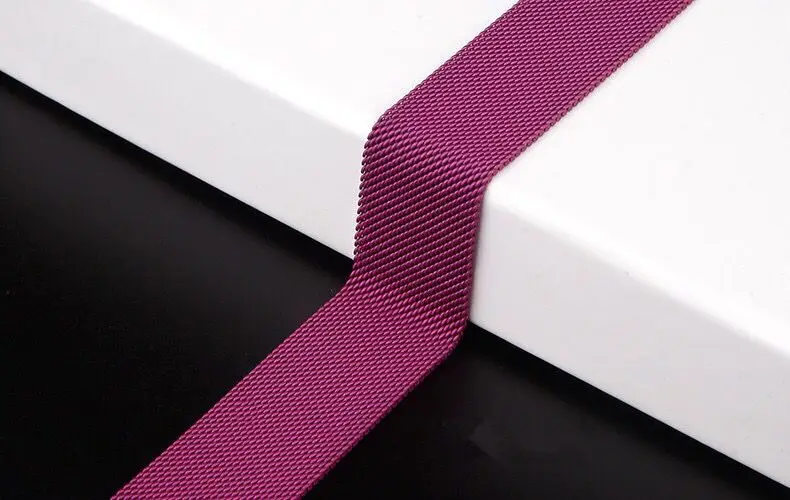 Миланская петля для apple watch band 4 3 2 1 для iwatch 38 мм 40 мм 42 мм 44 мм Магнитная застежка Браслет ремешок