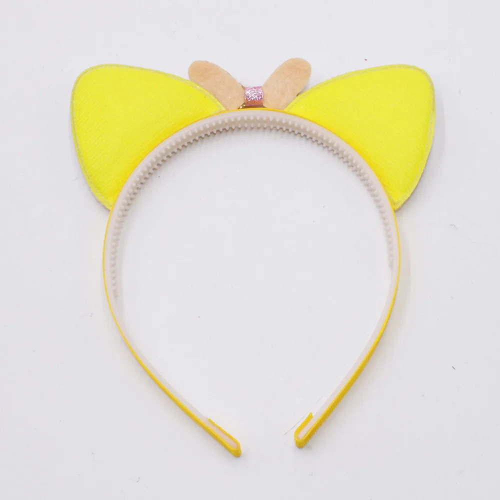 Женский обруч для волос с бантом и кошачьими ушками | Аксессуары одежды