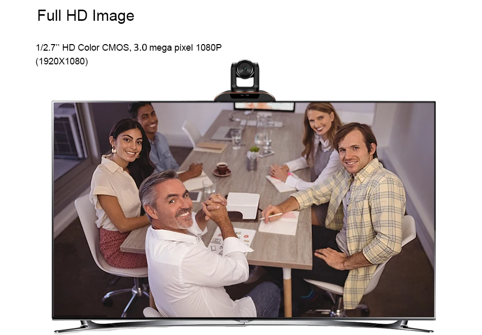 Tenveo VHD1080 Pro 8MP Full HD 1080 P PTZ камера USB веб-камера поддерживает H.264 и Amazon Chime Pan Tilt Zoom 138 градусов фиксированный фокус