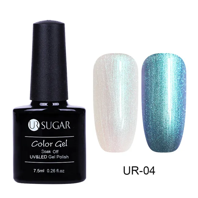 Pearl Gel 4 Ur Sugar 7,5 мл термальный жемчужный Гель-лак для ногтей изменение температуры УФ-Гель-лак замачиваемый Гель-лак для ногтей сделай сам - Цвет: Pearl Gel 4