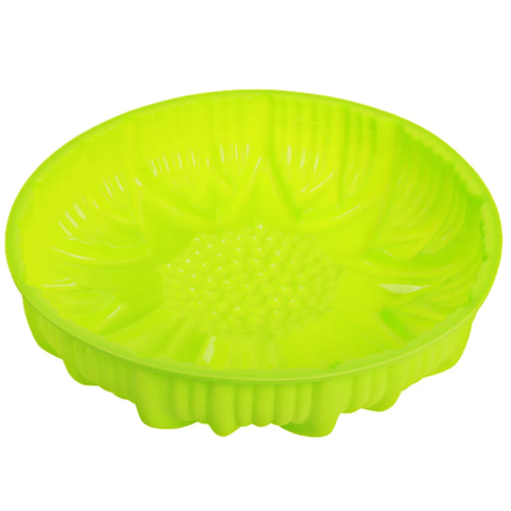 Большой Подсолнух силиконовые формы торт цветок подсолнечника антипригарным