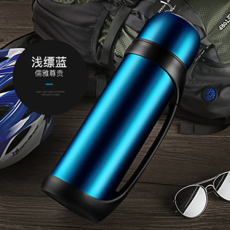 2000 мл 2.2L Нержавеющая сталь изолированный термос Термокружка путешествия Кофе