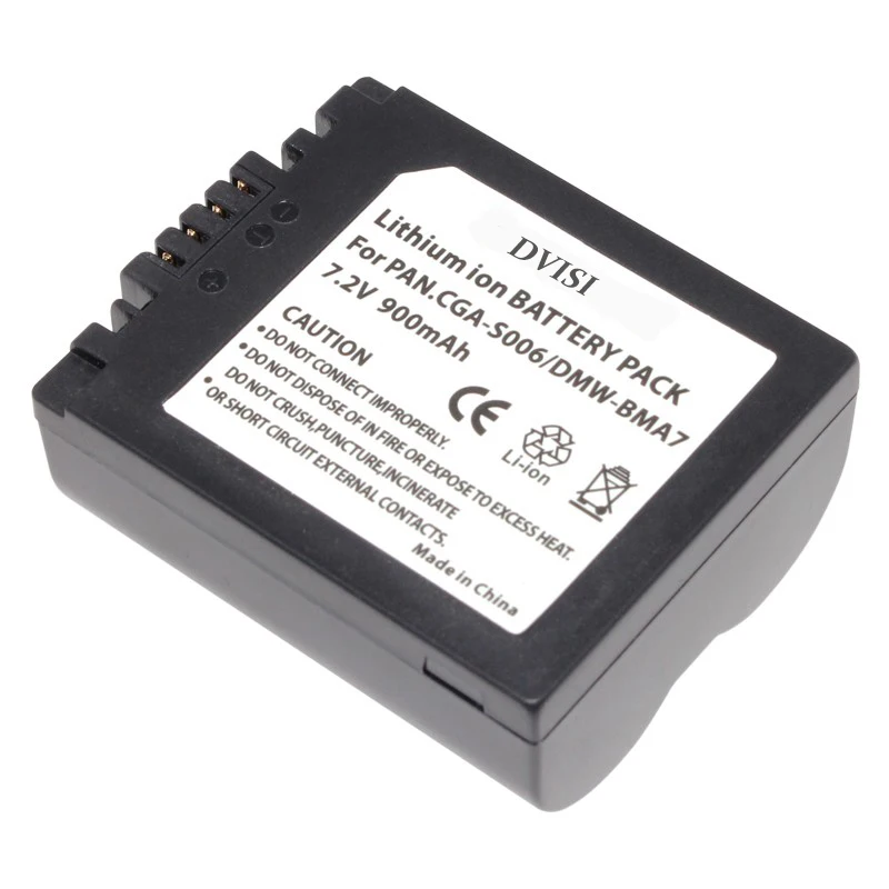 Аккумуляторная батарея CGR CGA S006E S006 S006A BMA7 DMW для Panasonic DMC FZ7 FZ8 FZ18 FZ28 FZ30 FZ35 FZ38 FZ50 1 шт.|cgr