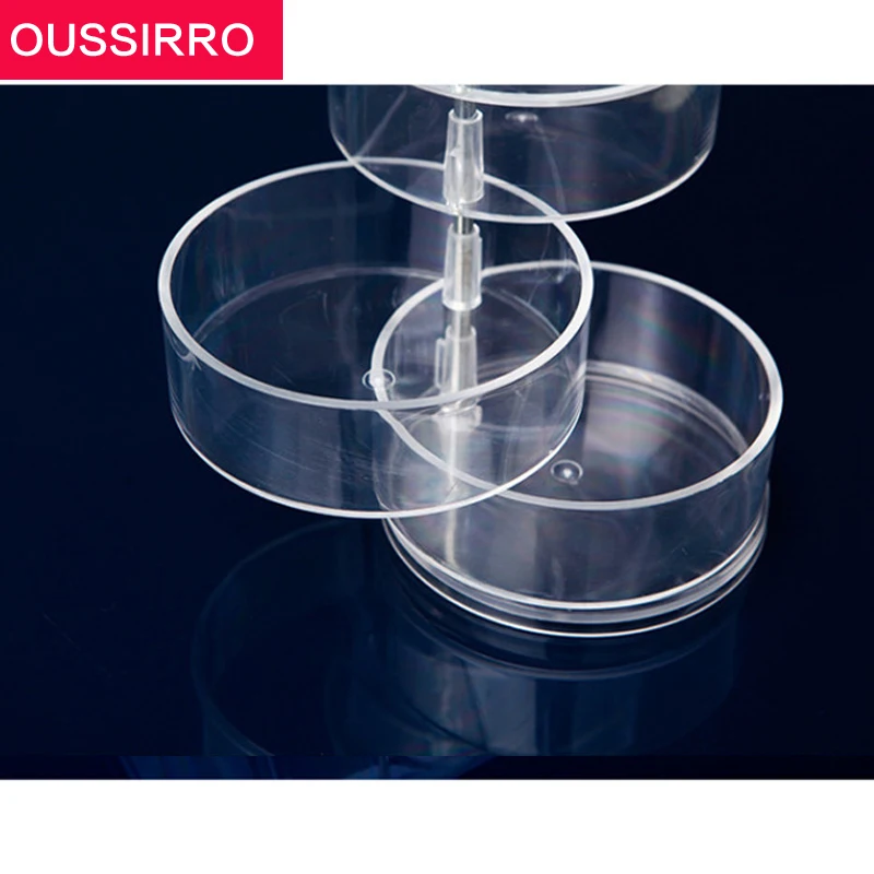 RSCGEF 1 шт. шкатулка для ювелирных изделий Изысканная модная вращающаяся коробка