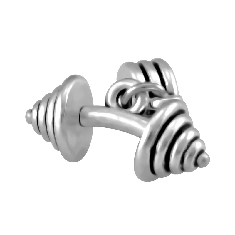 Серебряный Цвет спортивные гантели Подвески подходят к оригиналу Pandora