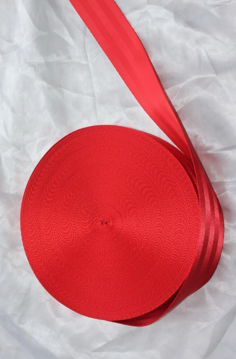 Ремень безопасности для ремня рулон 30 метров красного цвета ширина 48 мм 5