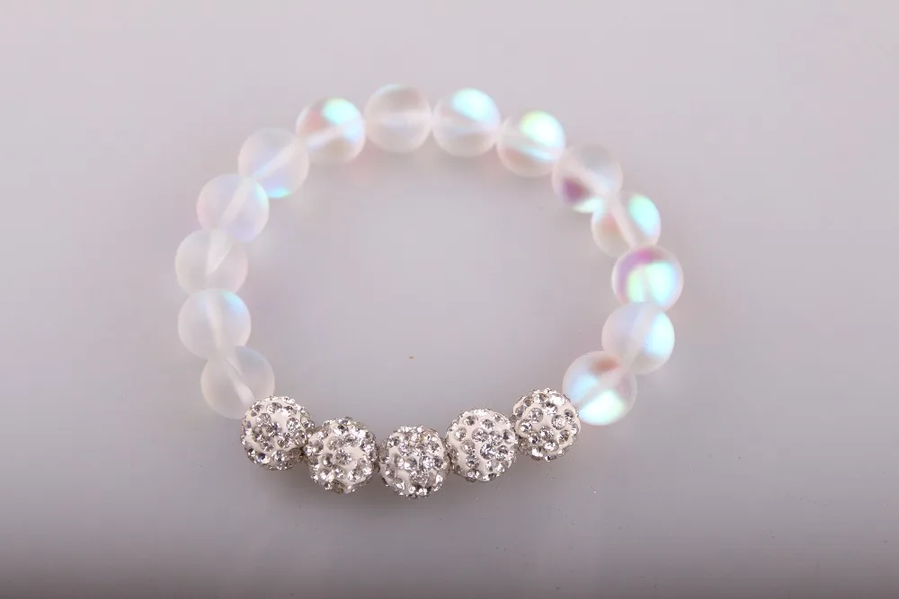 Оптовая продажа Модный женский браслет с кристаллами 10 мм блестящие браслеты из