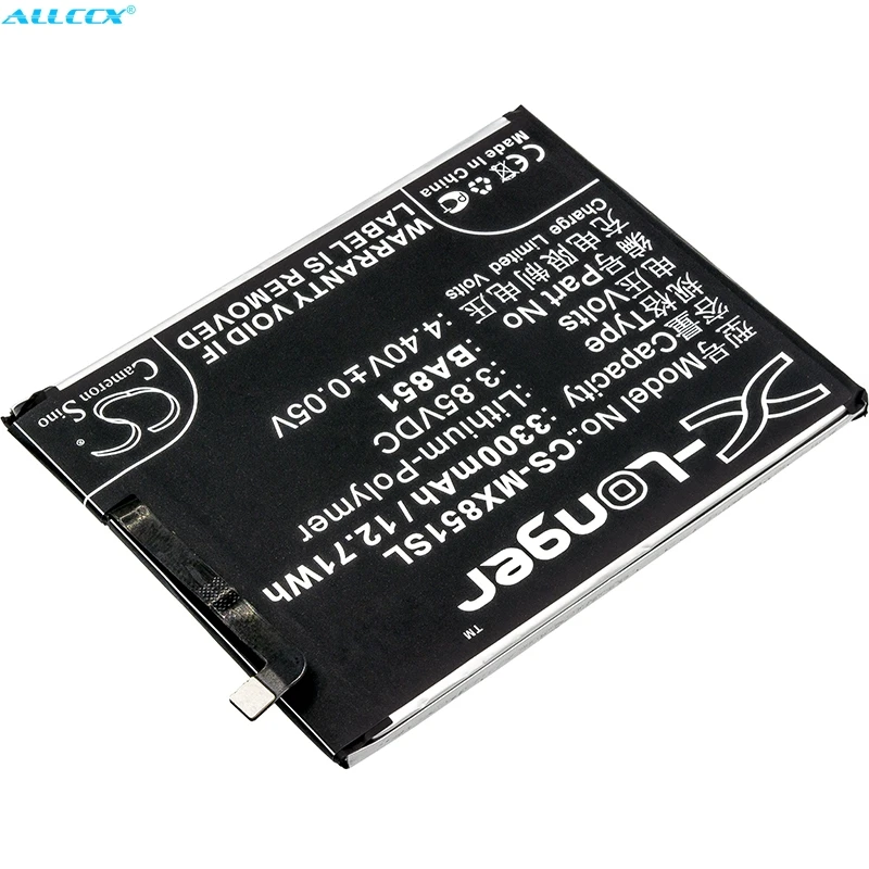 Аккумулятор Cameron Sino 3300 мАч BA851 для Meizu/Meilan E3 с двумя SIM картами M851M M851Q mblu