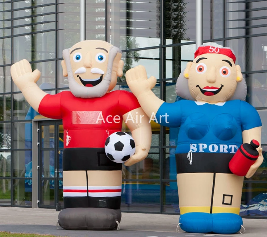

Inflatable Waving Men And Women Replicas Air Blown Character For Event Exhibition/Trade Show Made By Ace Air Art