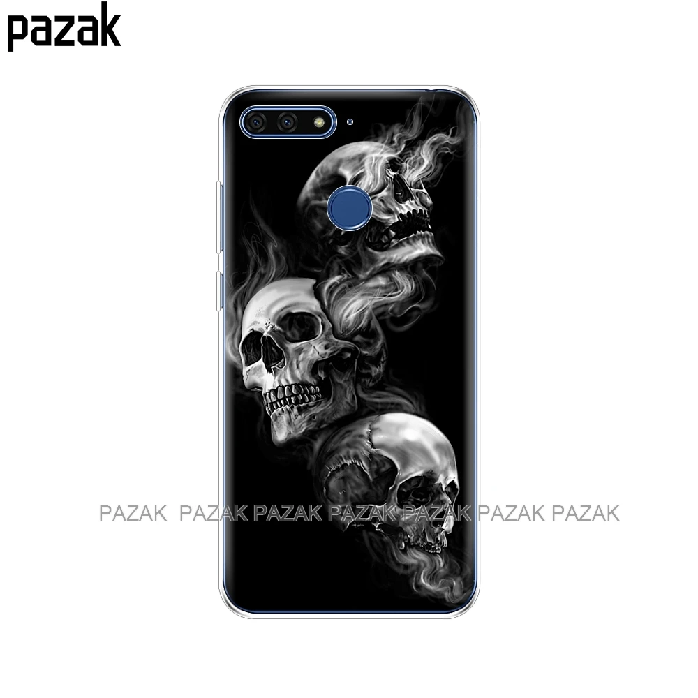 61371 Силиконовый чехол для Huawei AUM-L29 honor 7a pro, 5,7 дюймов, мягкий чехол из ТПУ для задней панели телефона, защитный чехол для Huawei honor 7a pro 7aPRO - Цвет: 61371