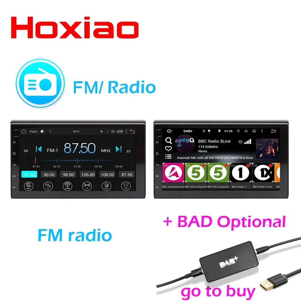 2Din Android автомобильный мультимедийный плеер ram 2G+ rom 32G gps Навигация BT DAB FM USB wifi без dvd автомобиля 2 DIN радио