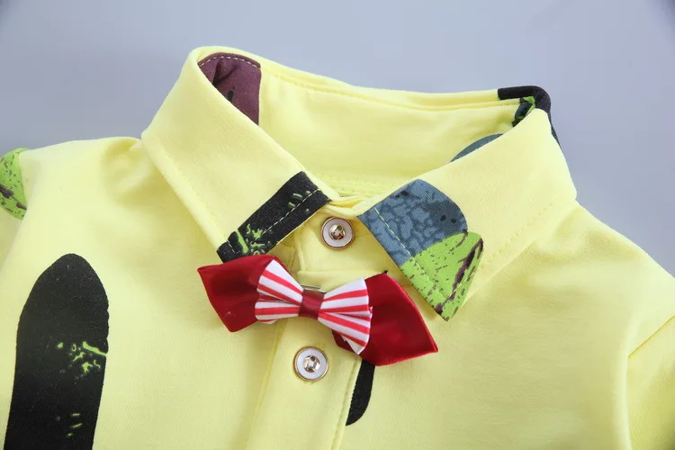 2016 spring autumn new baby boys girls 100%cotton shirt T-shirt + overalls suit letter 2pcs/sets of children brand Free Shipping | Детская