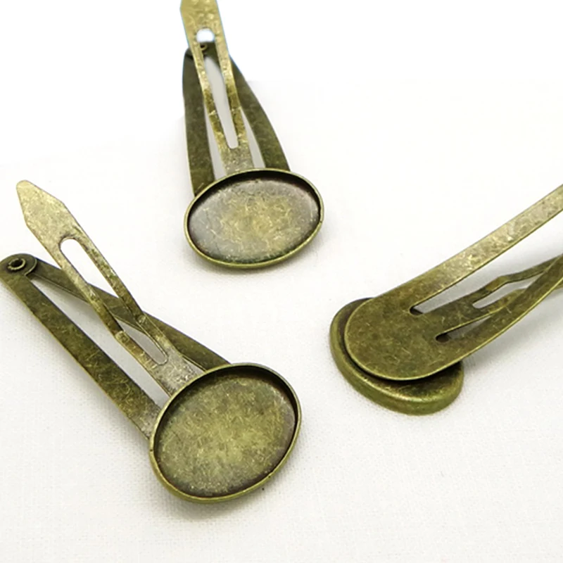 20 шт. внутренние заколки для волос 13 х18 мм|hair clip blank|hair jewelryantique bronze hair |