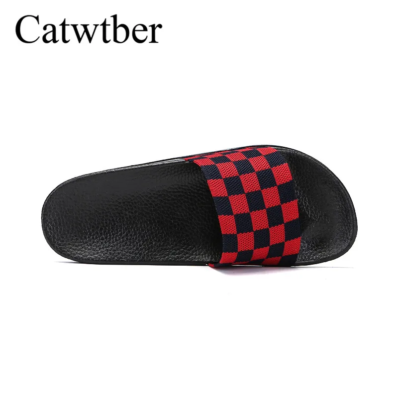 Catwtber/женские тапочки повседневная обувь нескользящая домашняя для ванной