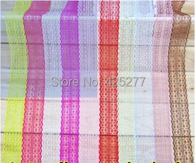 

Ширина 42 мм, ширина 12 м, различные цвета, двусторонняя вышитая сетчатая тесьма для рукоделия, лента 008004011