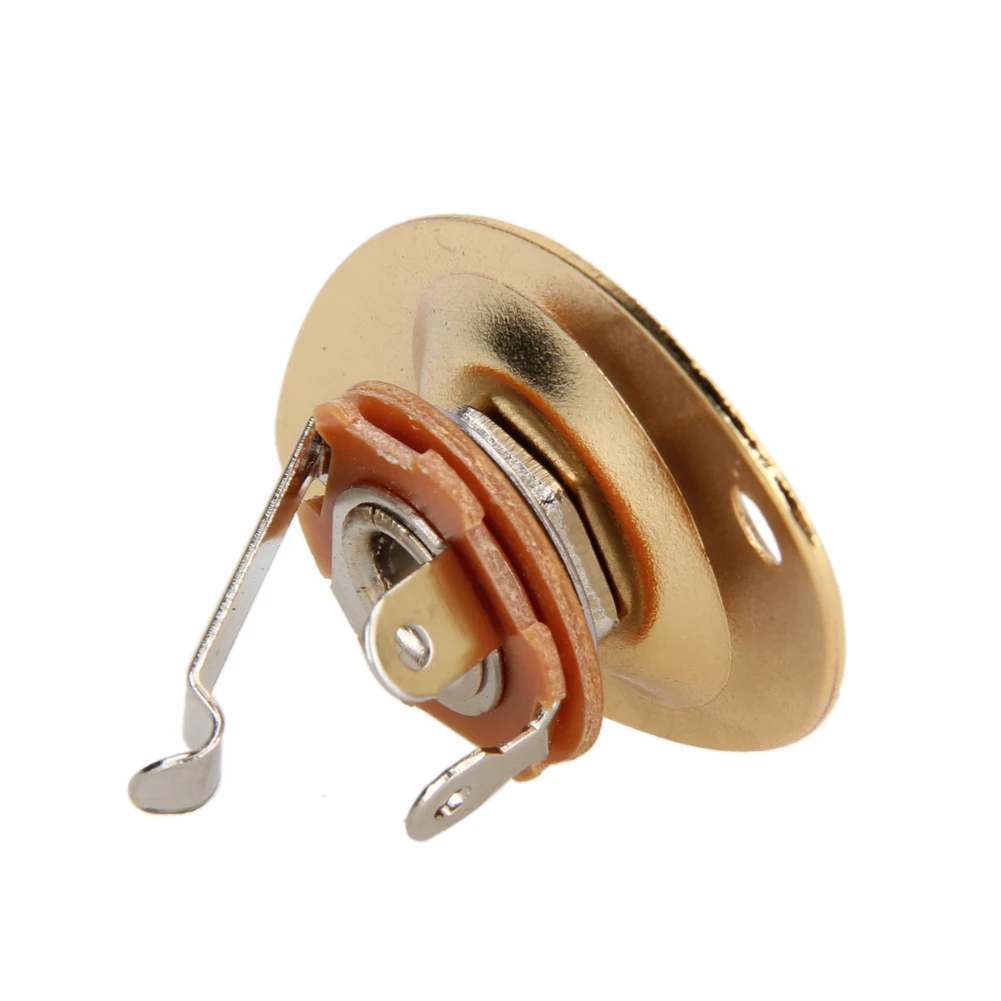 Электрическая басовая насадка гитарный разъем 1/4 дюйма 6 35 мм с 2 крепежными