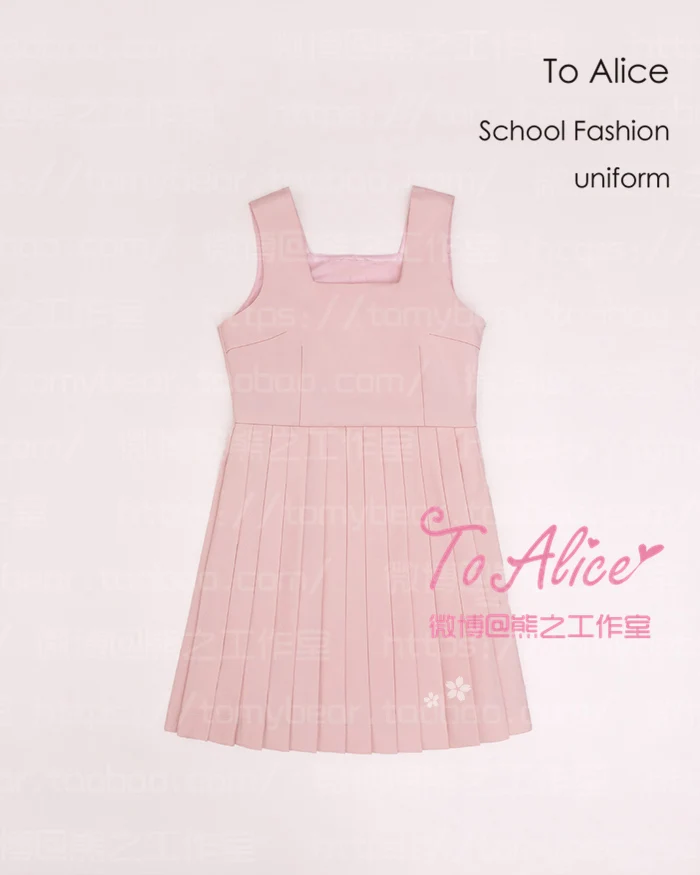 Японский костюм униформы JK матросский воротник с кроличьими ушками Топы + платье