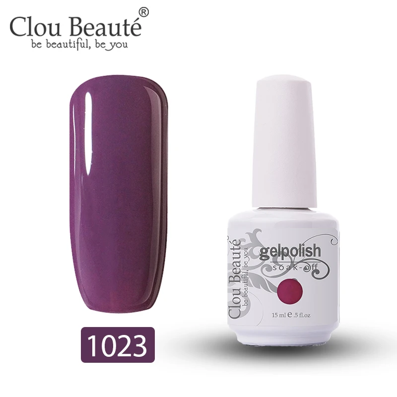 Clou Beaute 10 шт. набор гель-лаков УФ-гель для ногтей Полупостоянный светодиодный лак гель-краска для ногтей впитываемый розовый белый гибрид для ногтей