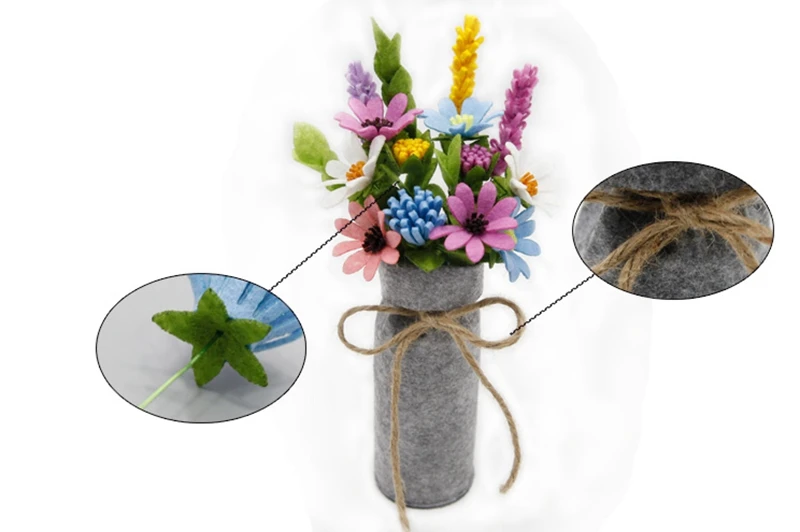 Фетровые цветы для свадьбы украшения дома товары праздников и вечевечерние