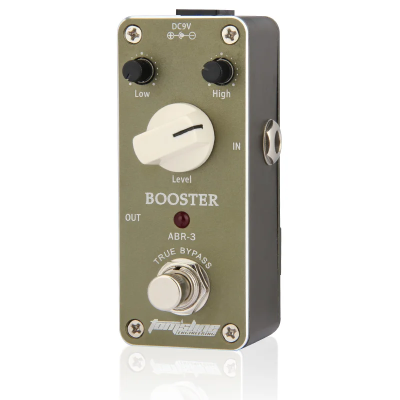 Педаль эффектов для электрогитары Aroma педаль с крепежной лентой корпус из