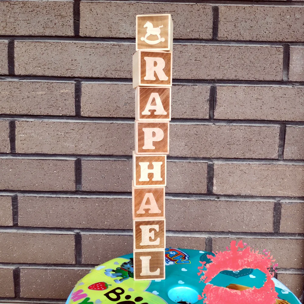 1 шт. деревянные блоки для детского сада|Декоративные буквы и цифры| |